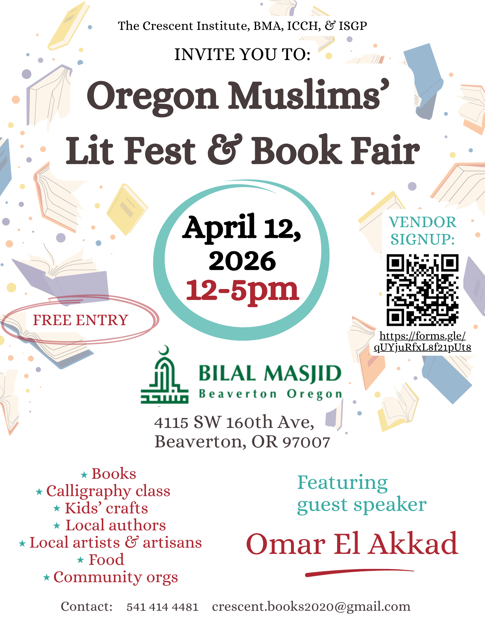 Oregon Muslims' Lit Fest & Book Fair