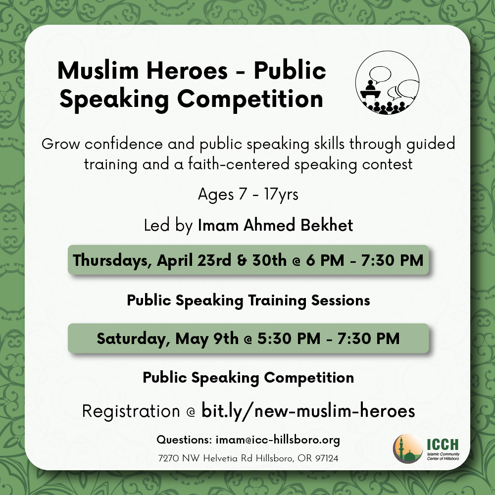 Muslim Heroes - Public Speaking